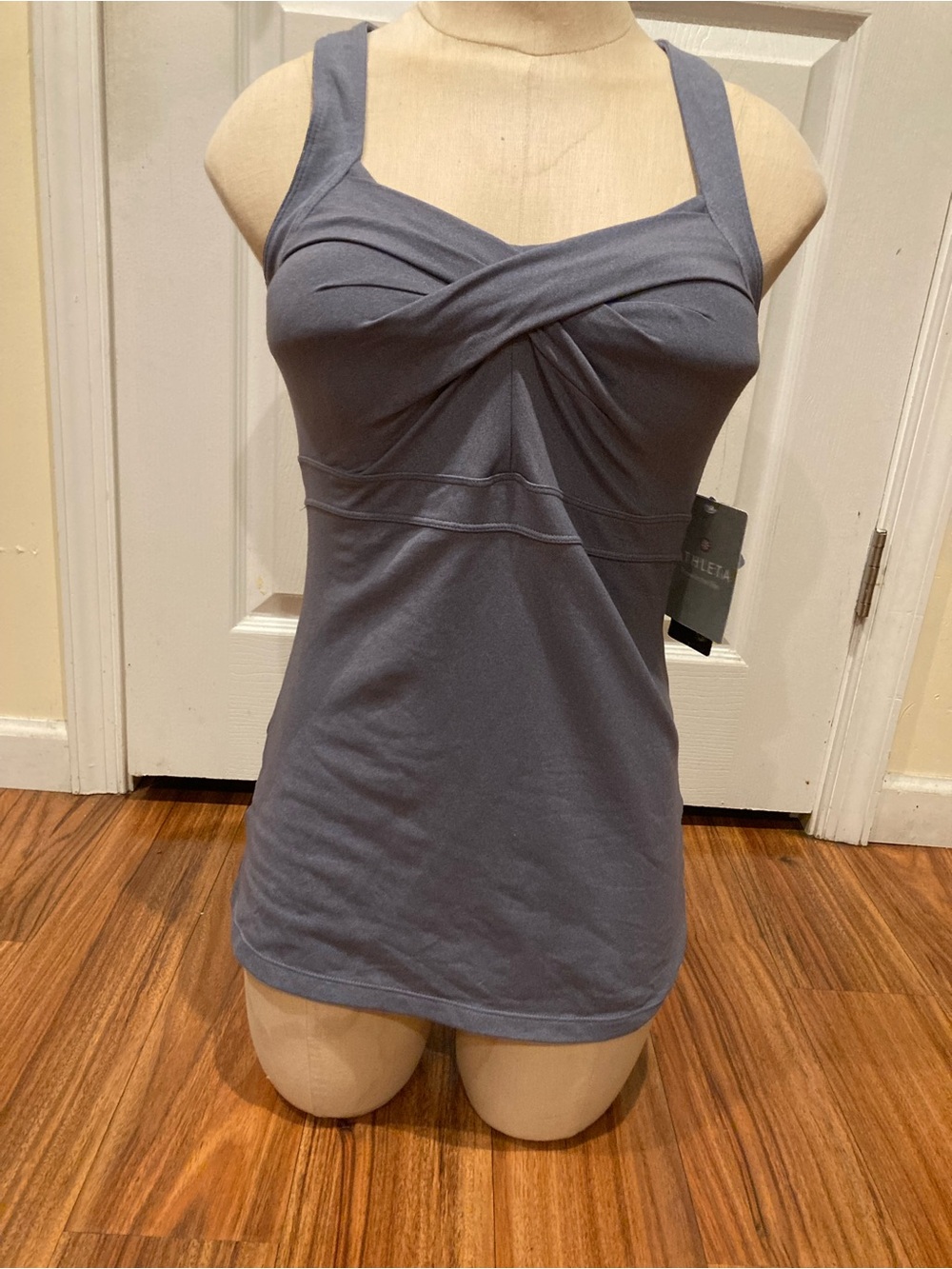 Athleta Dusty Blue Twist-Front Camisole